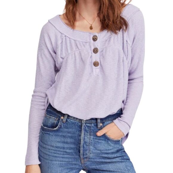 EUC Free People Must Have Henley Top - Picture 1 of 10